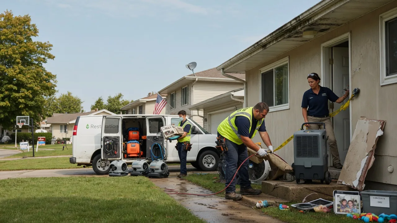 Water Damage Restoration in Plainville, IN near me